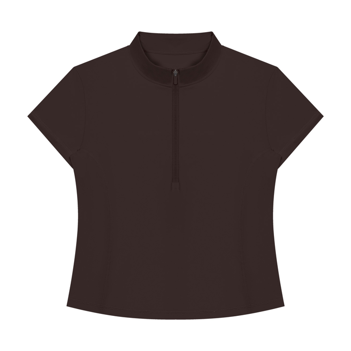 The Sloane Quarter-Zip | Sculpted Studio Top