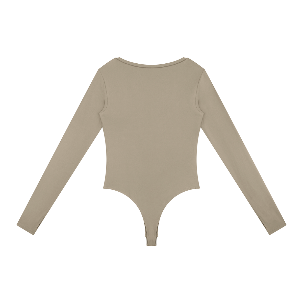 Essential Long Sleeve Bodysuit | Soft Stretch Scoop Neck Top