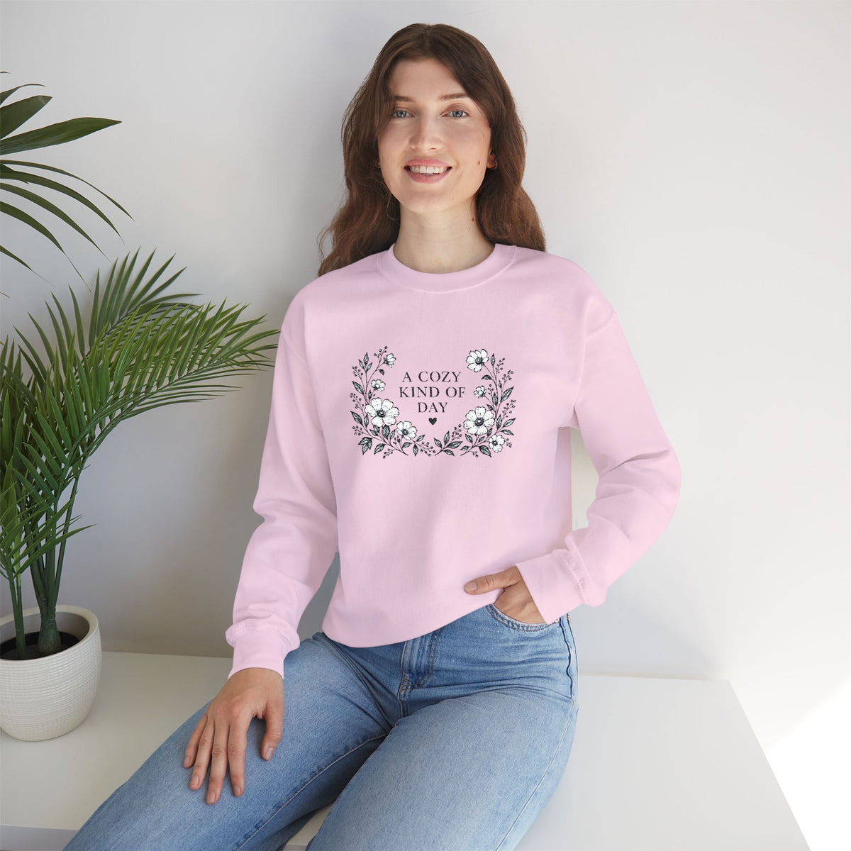 A Cozy Kind of Day Floral Crewneck product image 36