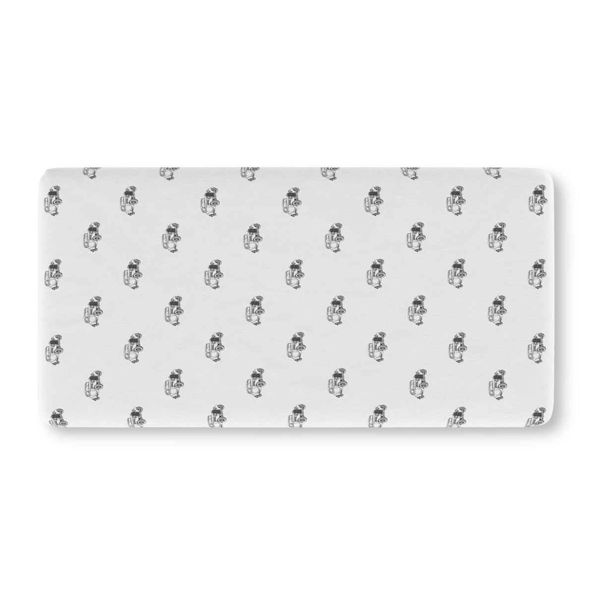 Little Roads Big Adventures Crib Sheet | Vintage Car Nursery Bedding