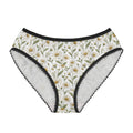 Daisy Floral Briefs in Black stitching | Jane & Lexi product image