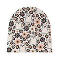 Cute Ghosts & Floral Leopard Newborn Hat product image 1