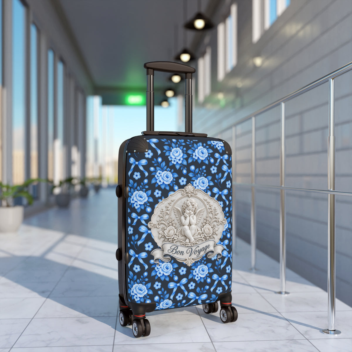 Blue Floral Bon Voyage Suitcase product image 5