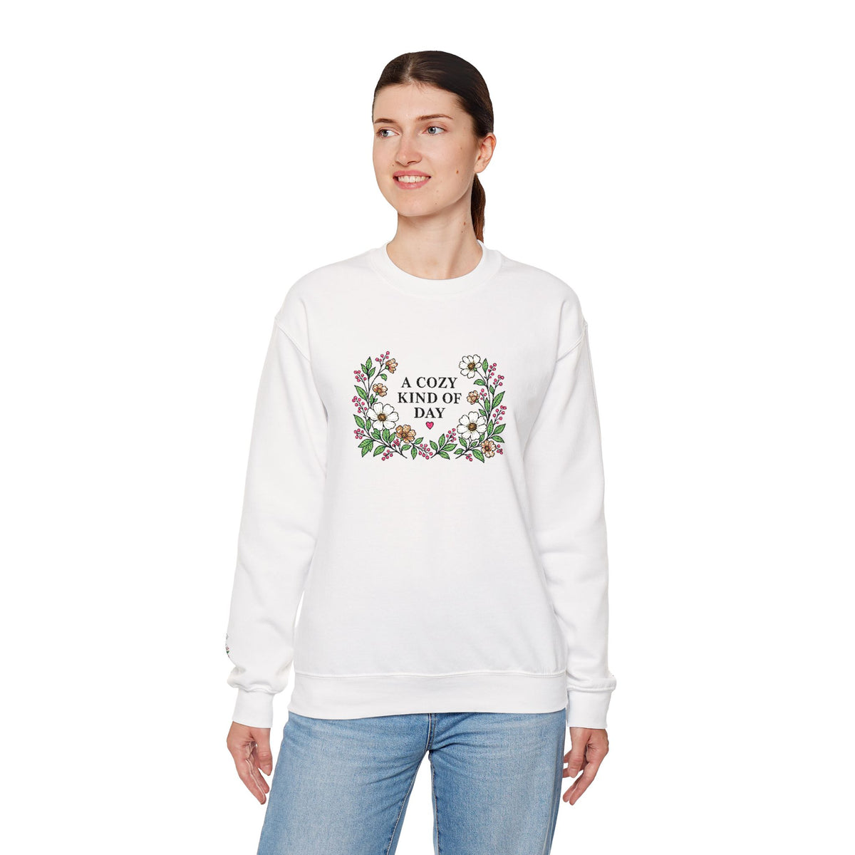 A Cozy Kind of Day Floral Crewneck product image 9