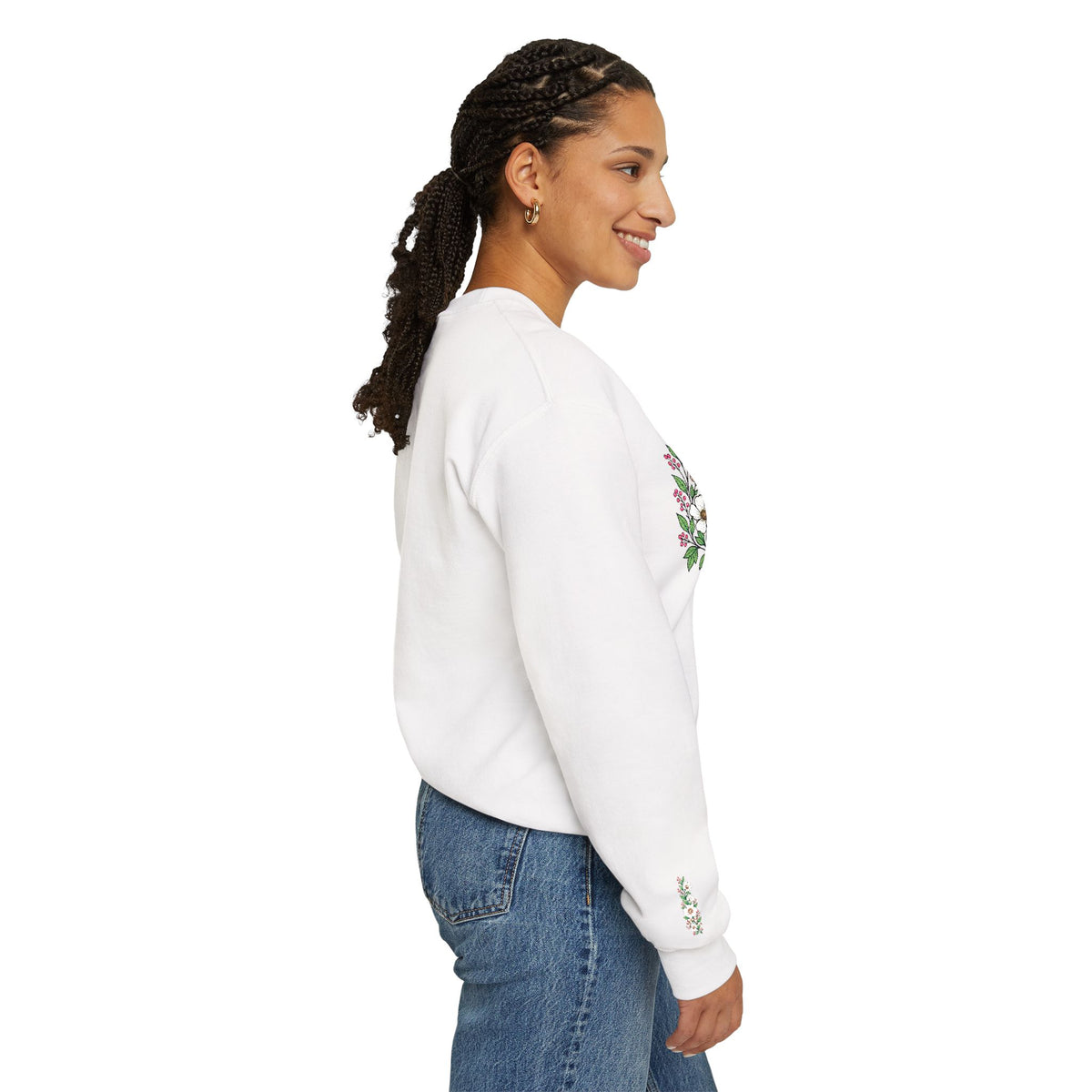 A Cozy Kind of Day Floral Crewneck product image 10