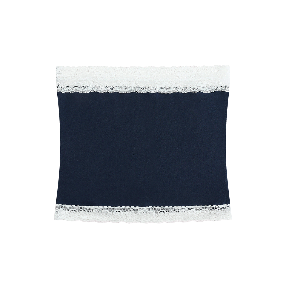 Paneled Tube Top | Cropped Strapless Style