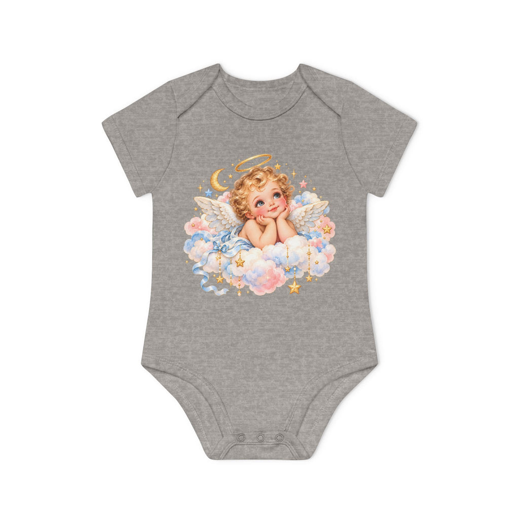 Angel Baby cherub bodysuit in soft infant color option