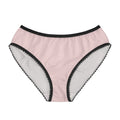 Blush Pink Briefs in Black stitching | Jane & Lexi product image