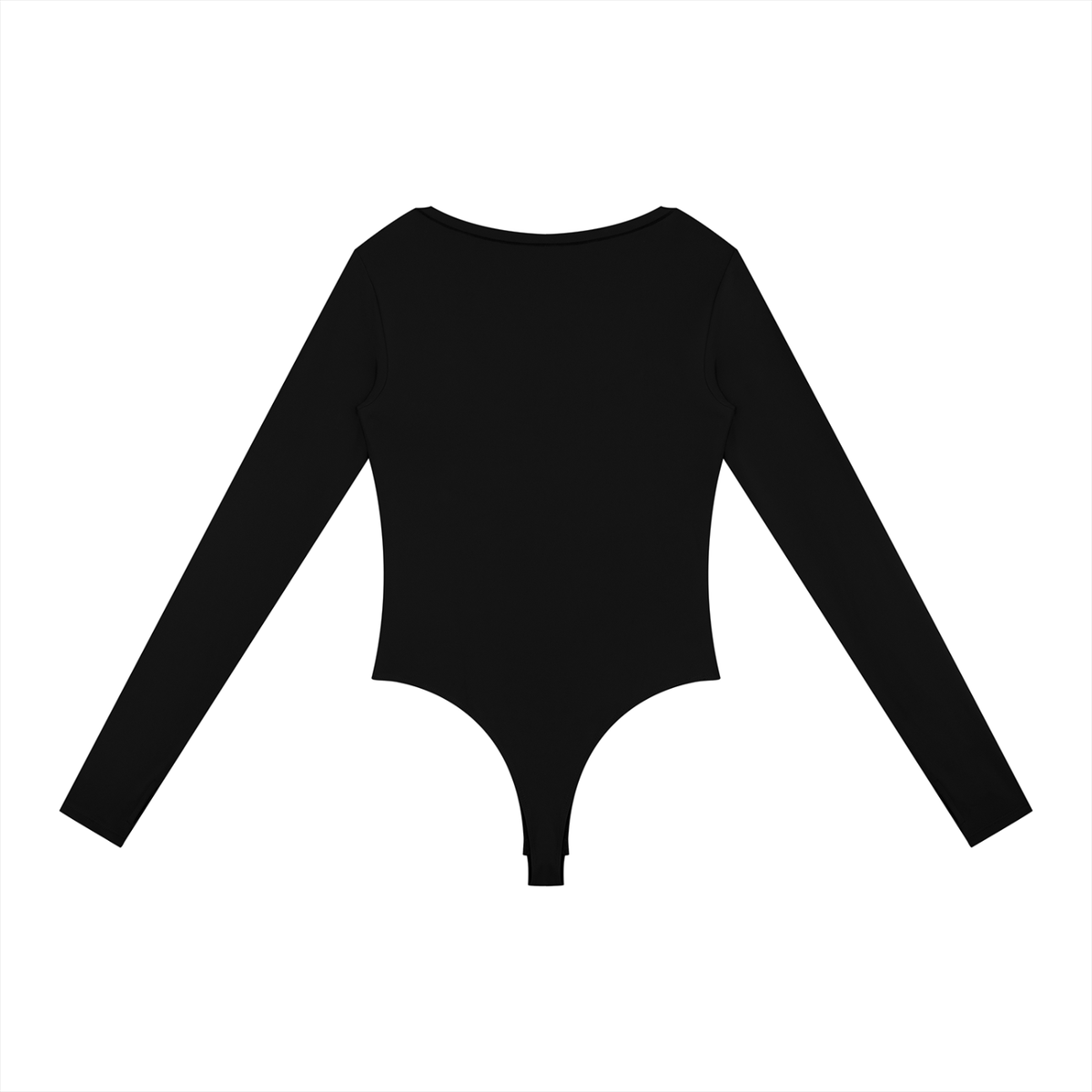 Essential Long Sleeve Bodysuit | Soft Stretch Scoop Neck Top