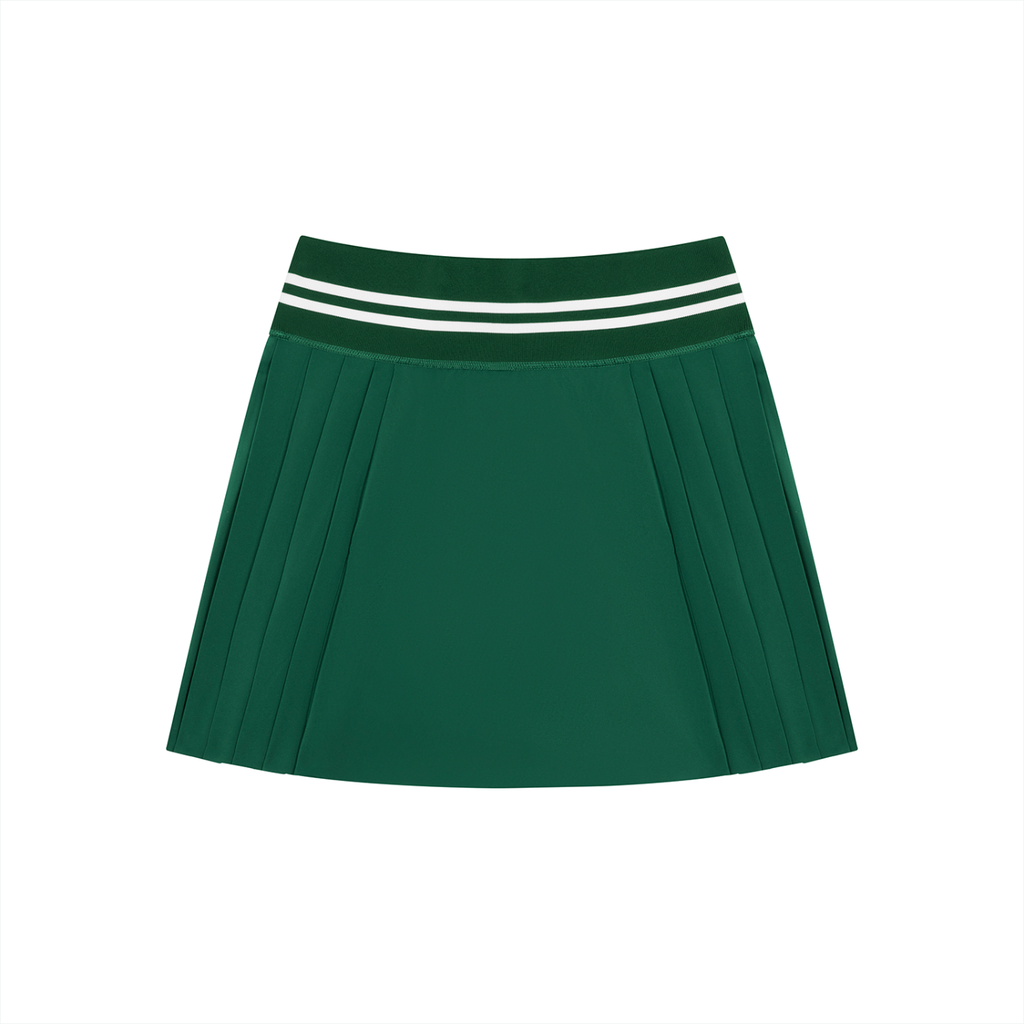 striped,stripe,pleated,skirt