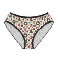 Christmas Print Briefs in Black stitching | Jane & Lexi product image