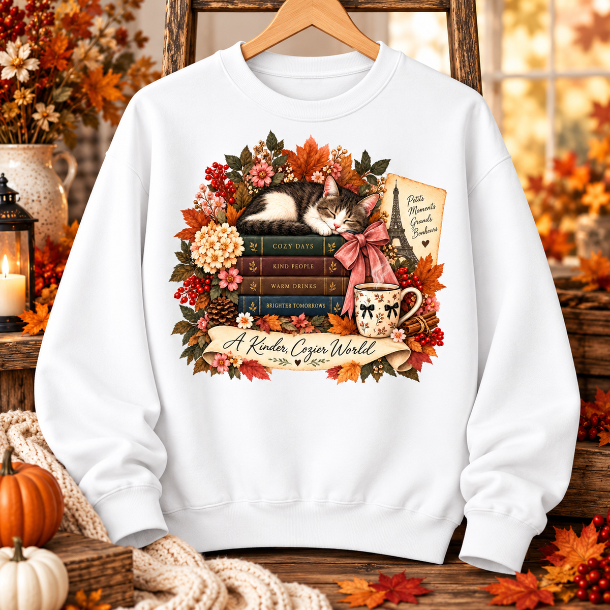 Grace Upon Grace sweatshirt back design with John 1:16 scripture
