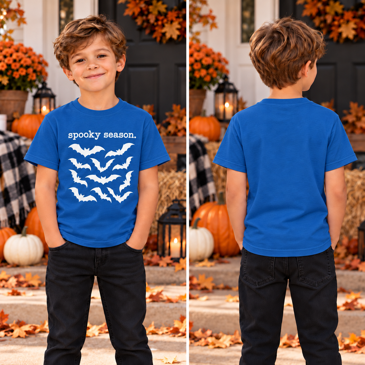 Bats Spooky Season Boys Tee product image 7