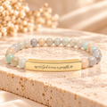 With God All Things Are Possible | Faith Gemstone Bracelet