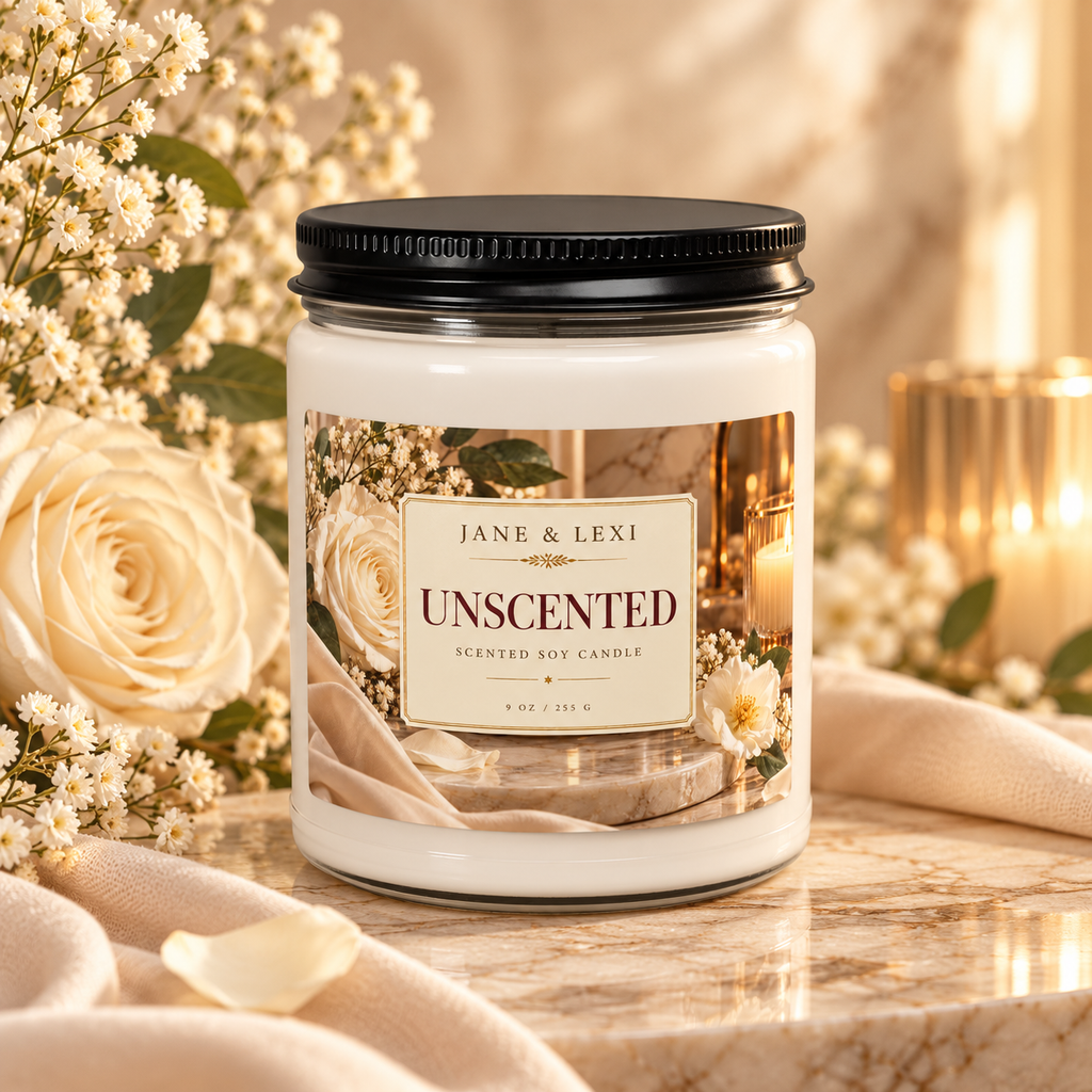 Unscented Soy Candle | 9 oz