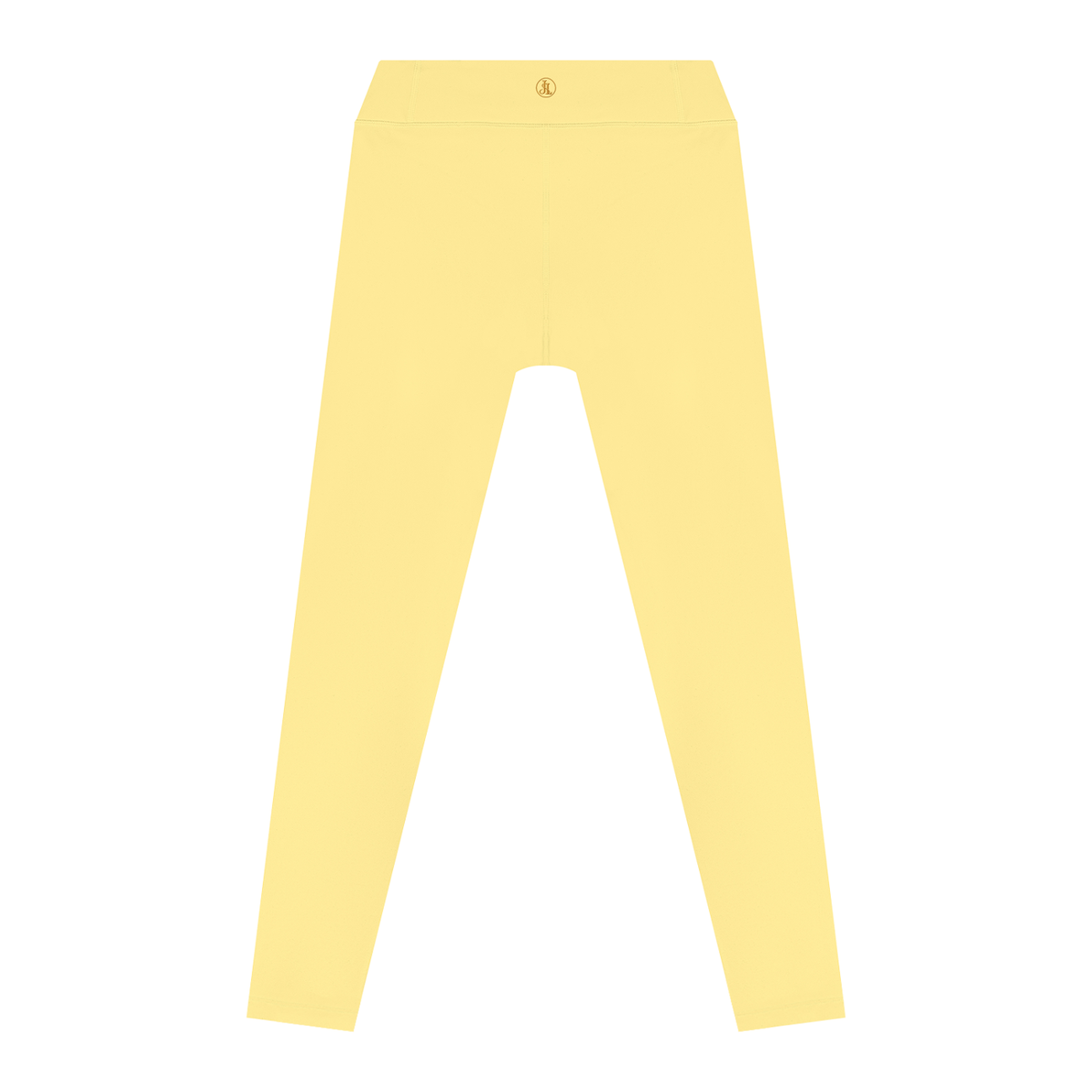 High-Waisted Leggings in Yellow | Jane & Lexi product image