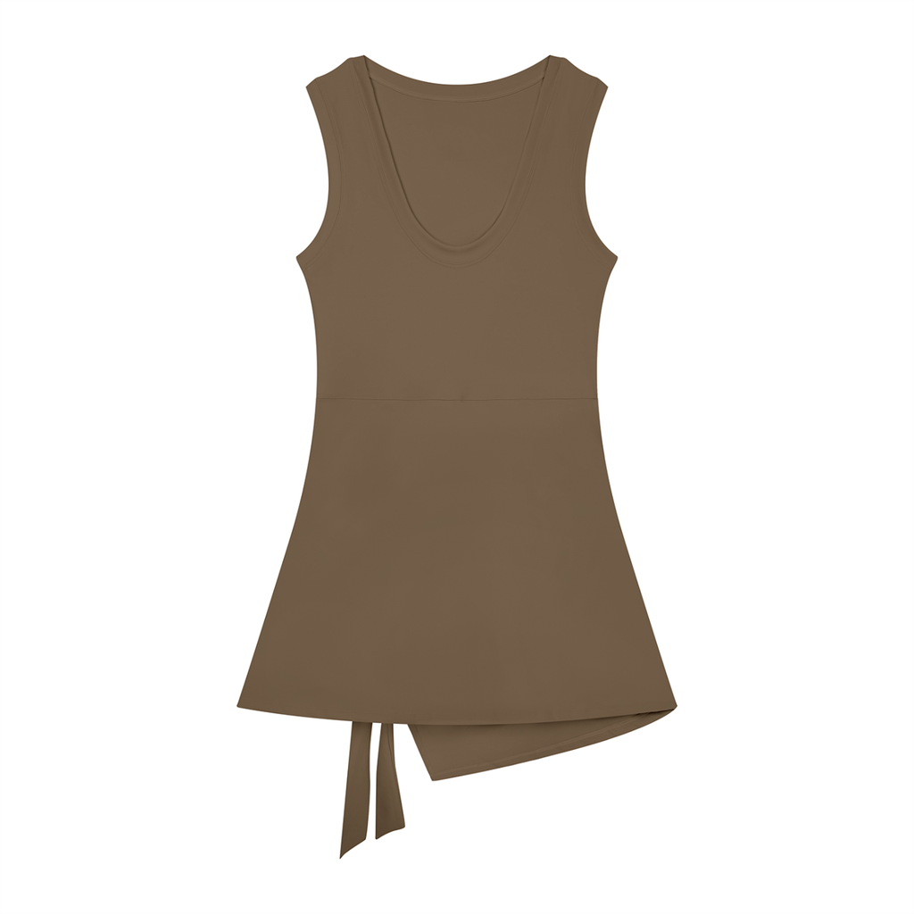 Women’s casual athletic mini dress in assorted color option