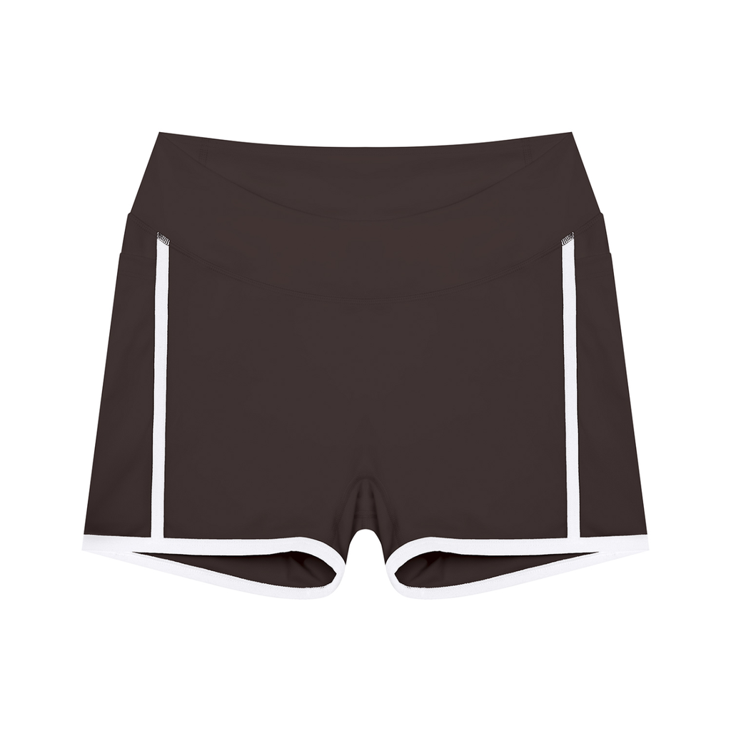 The Sloane Contrast Biker Shorts | High-Rise Studio Essential