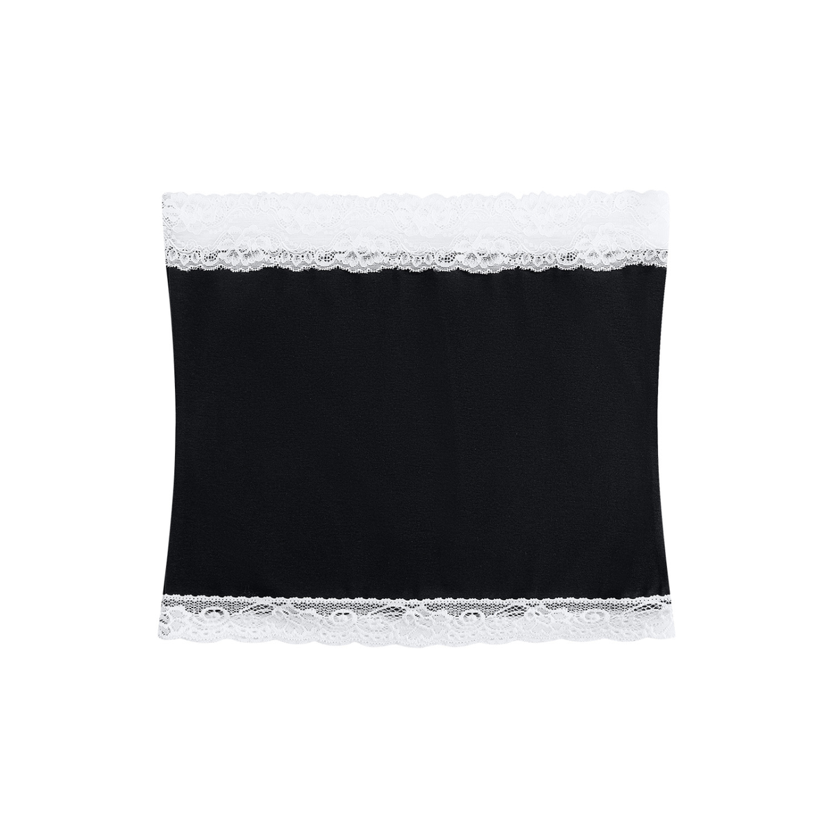 Paneled Tube Top | Cropped Strapless Style