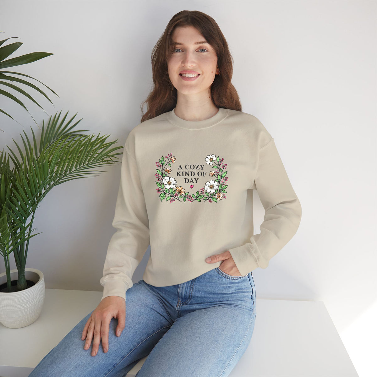 A Cozy Kind of Day Floral Crewneck product image 20