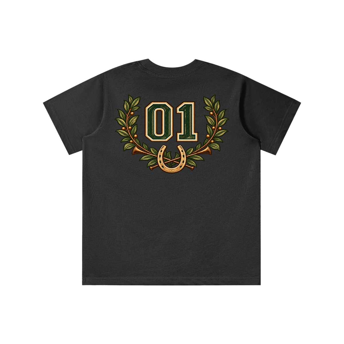 Boys Equestrian Club cotton graphic tee in assorted colors