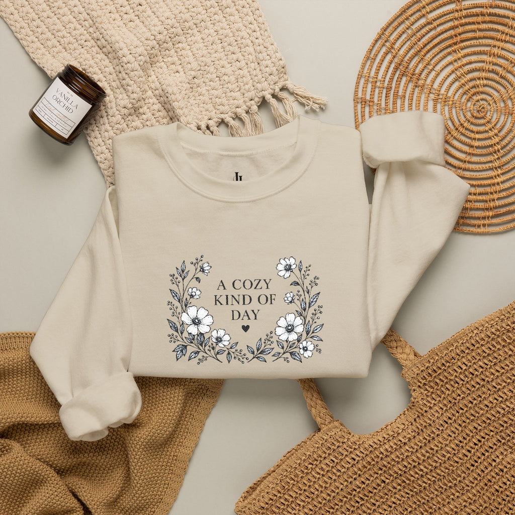 A Cozy Kind of Day Floral Crewneck product image 15