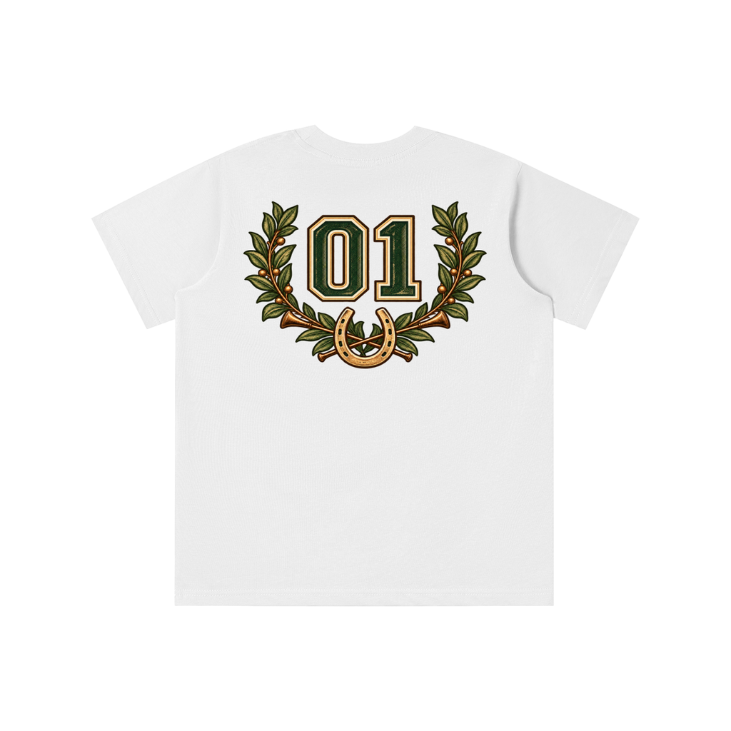 Boys Equestrian Club cotton graphic tee in assorted colors