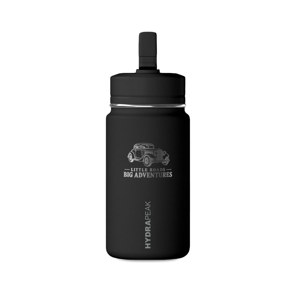 Little Roads Big Adventures Kids Water Bottle | 14 oz Vintage Car Bottle