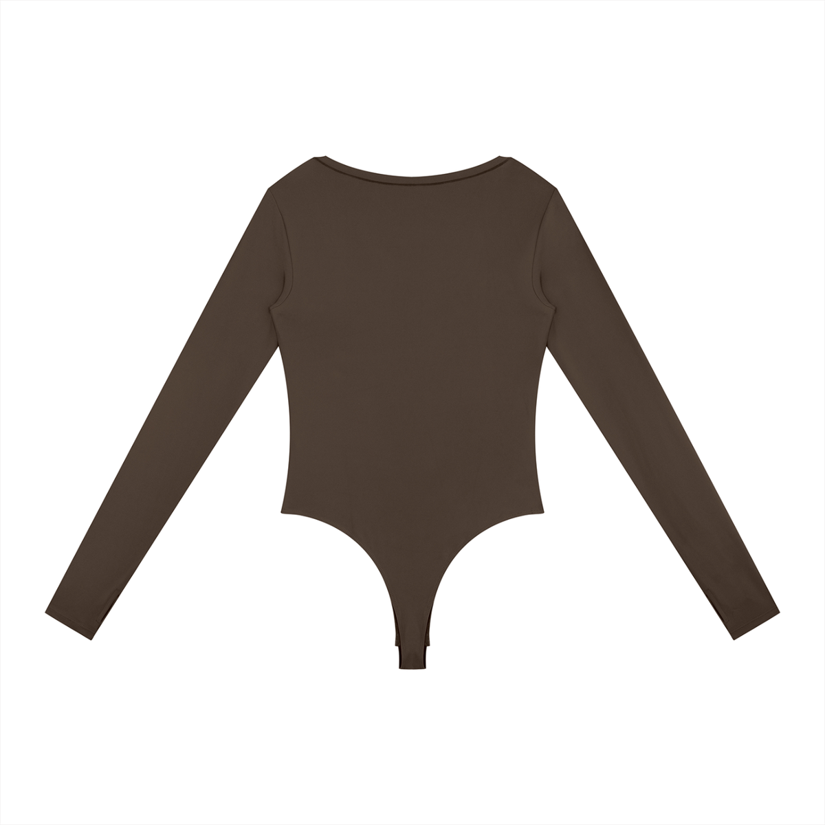 Essential Long Sleeve Bodysuit | Soft Stretch Scoop Neck Top