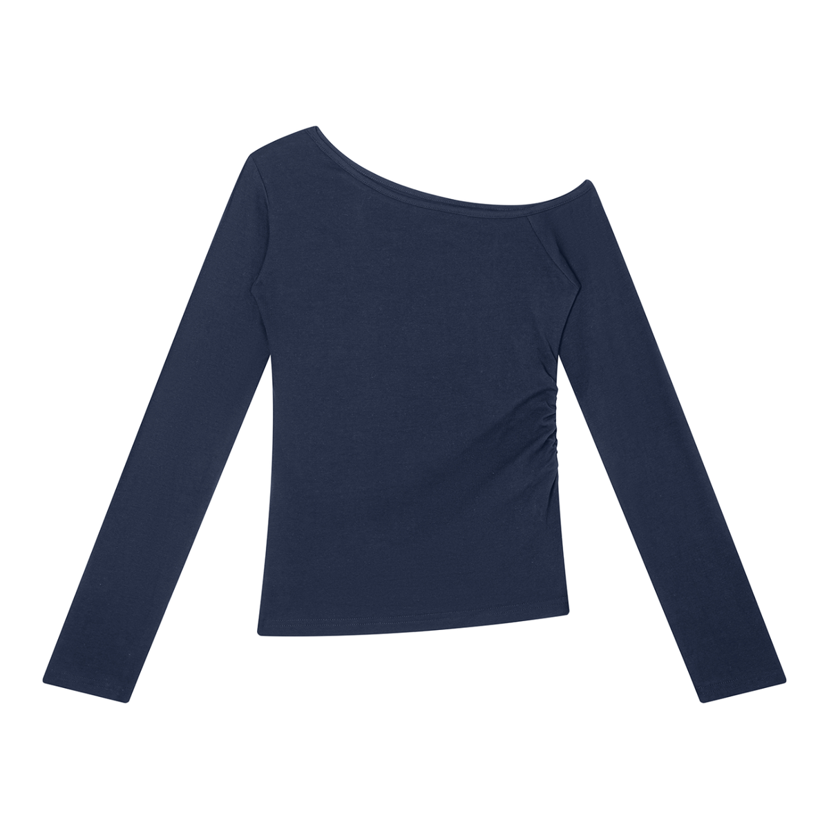 Off-the-Shoulder Top | Fitted Long Sleeve Tee