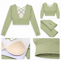 The Grace Crop Top | Long-Sleeve Studio Essential
