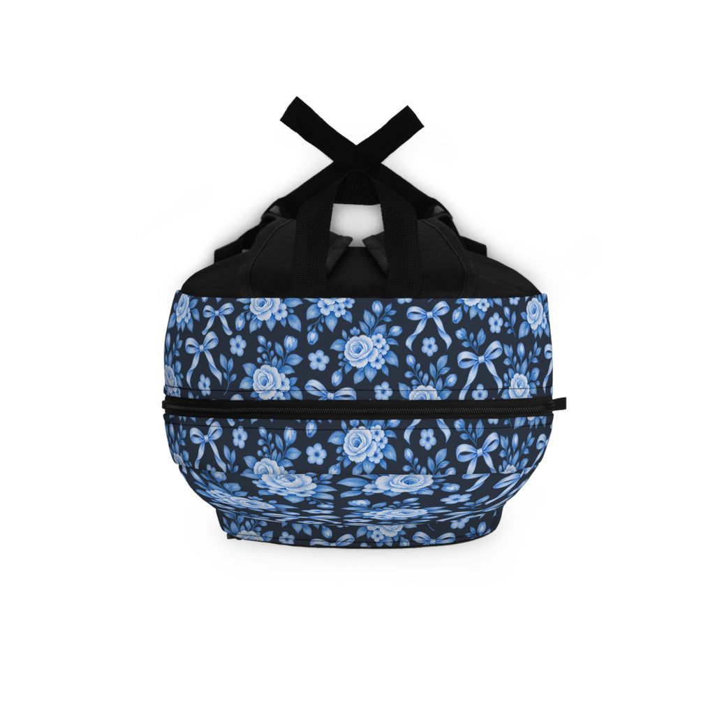 Blue & White Floral Backpack product image 4