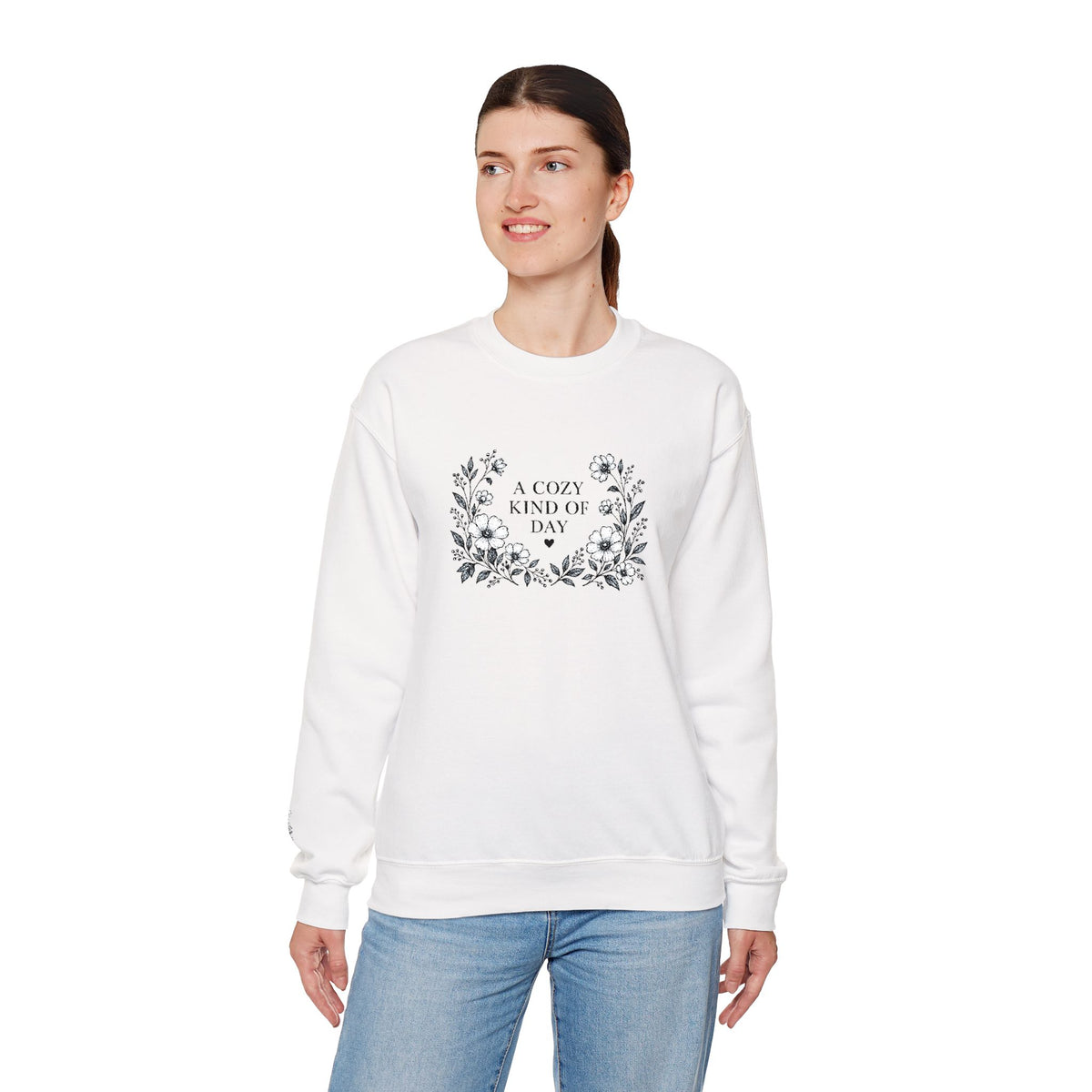 A Cozy Kind of Day Floral Crewneck product image 9