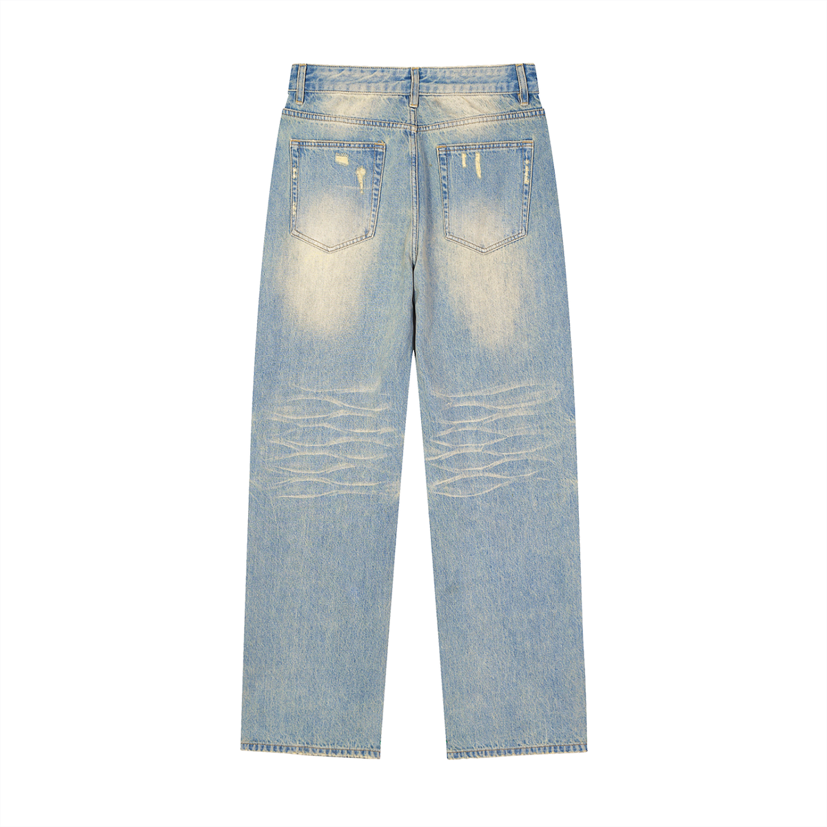 men,Vintage,sun,faded,hem,baggy,comfy,cotton,jeans