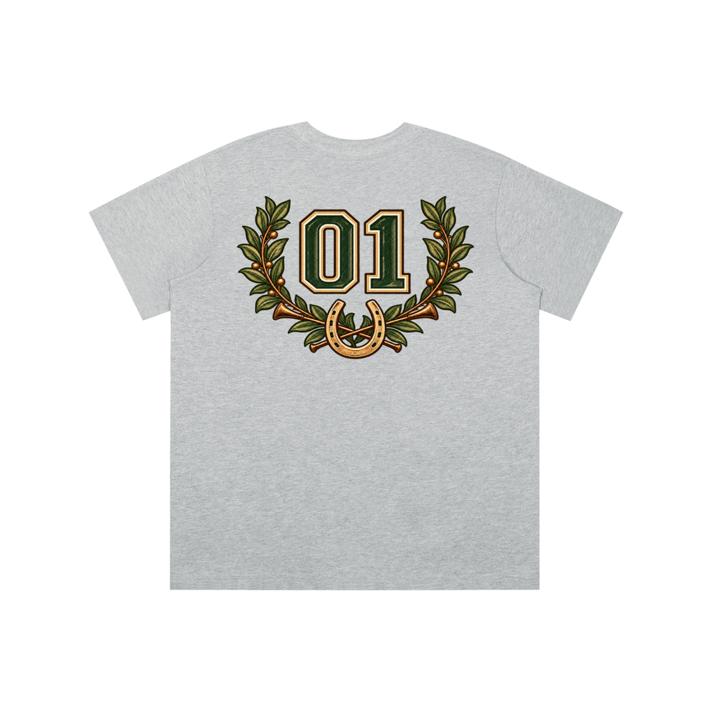 Boys Equestrian Club cotton graphic tee in assorted colors