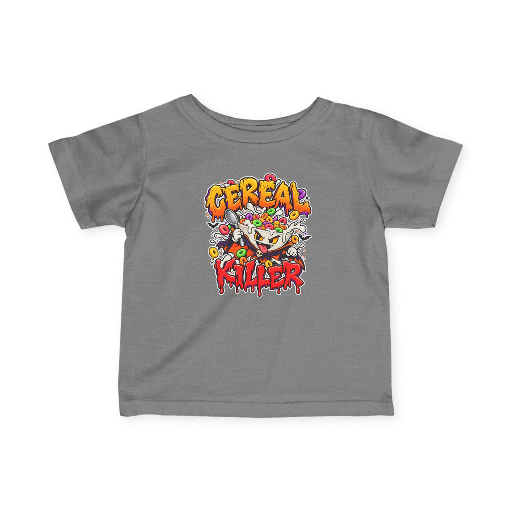 Cereal Killer infant tee product mockup