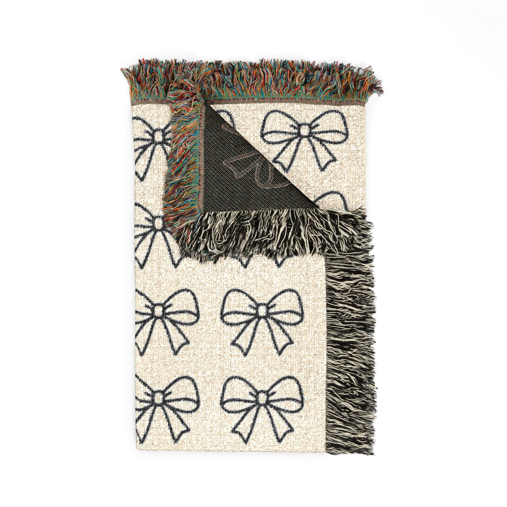 Coquette Bow Woven Blanket product image 1