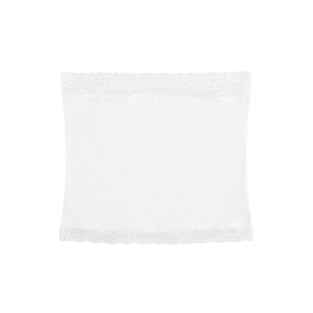 Paneled Tube Top | Cropped Strapless Style