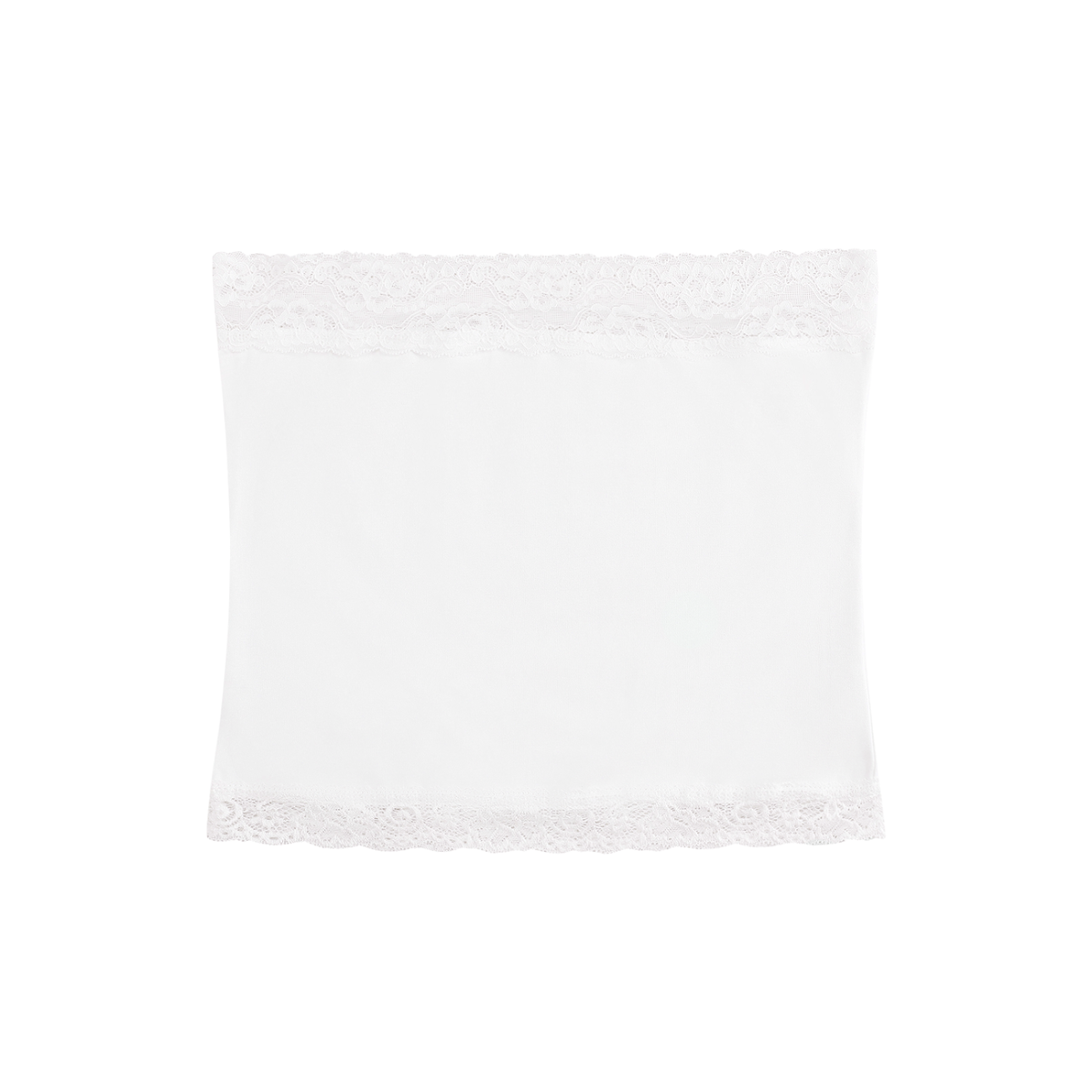 Paneled Tube Top | Cropped Strapless Style