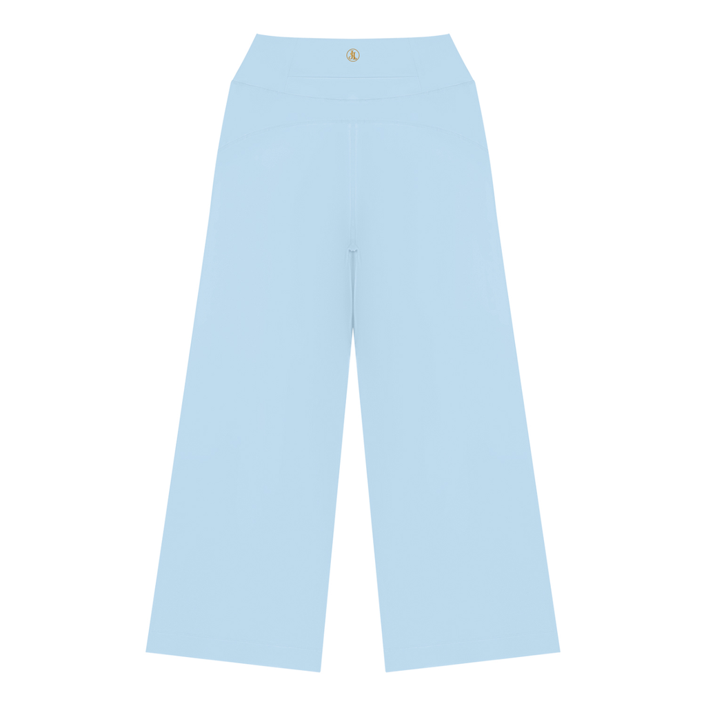 Arden High-Waisted Yoga Pants in Sky Blue | Jane & Lexi product image