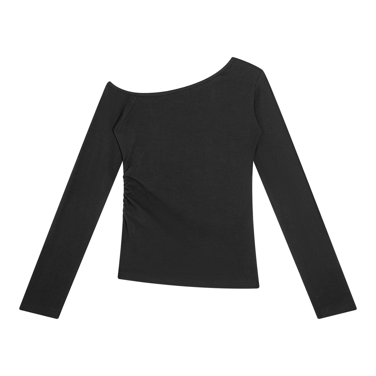 Off-the-Shoulder Top | Fitted Long Sleeve Tee