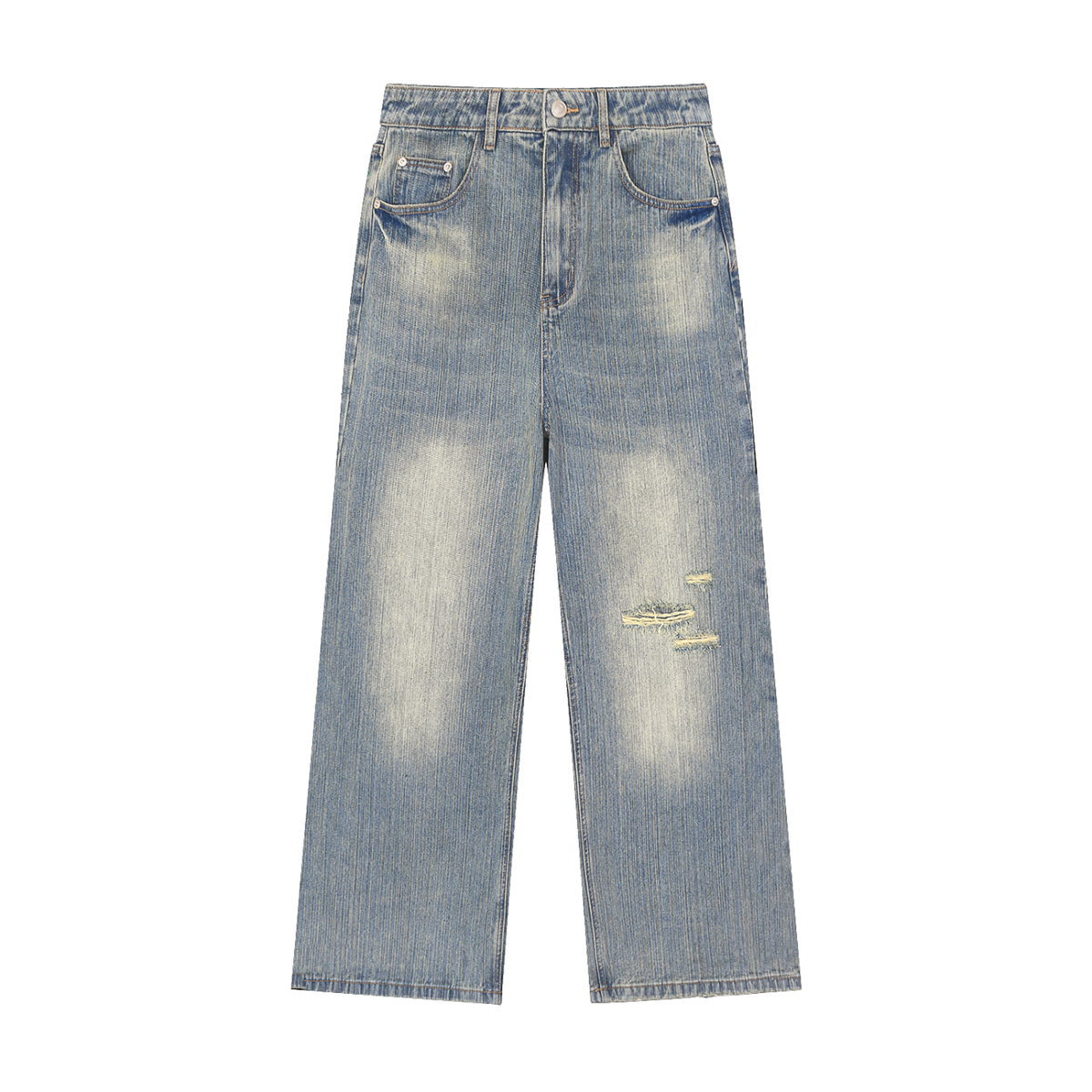 Vintage Wash Distressed Jeans product image 1