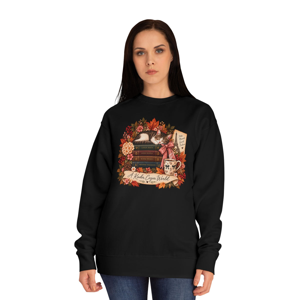 Grace Upon Grace fall crewneck model image