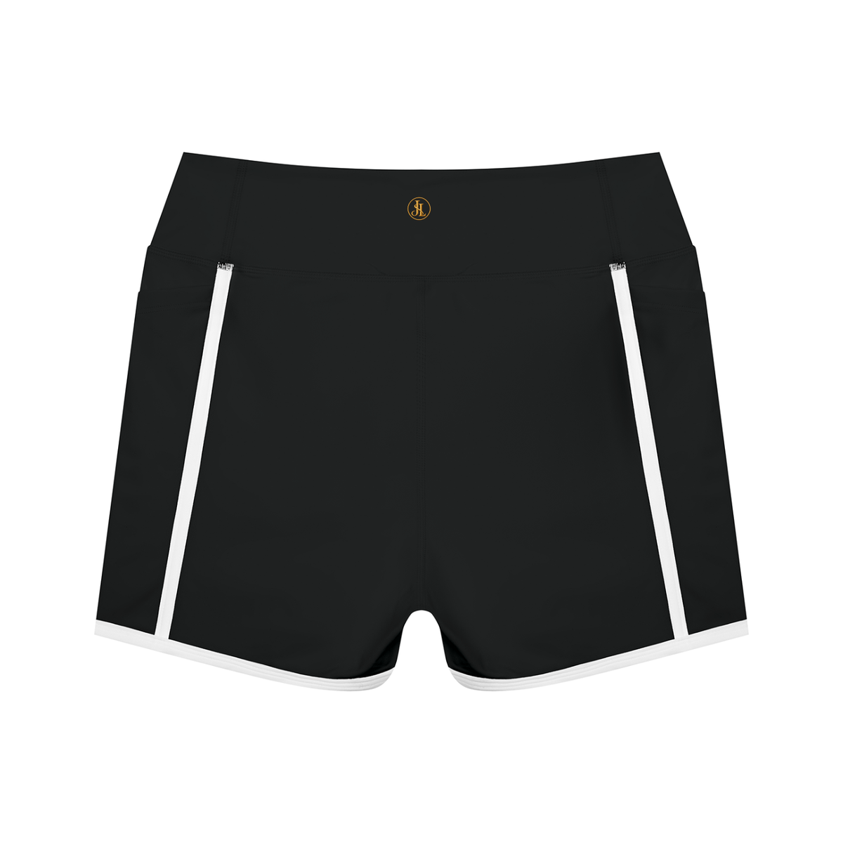 The Sloane Contrast Biker Shorts | High-Rise Studio Essential