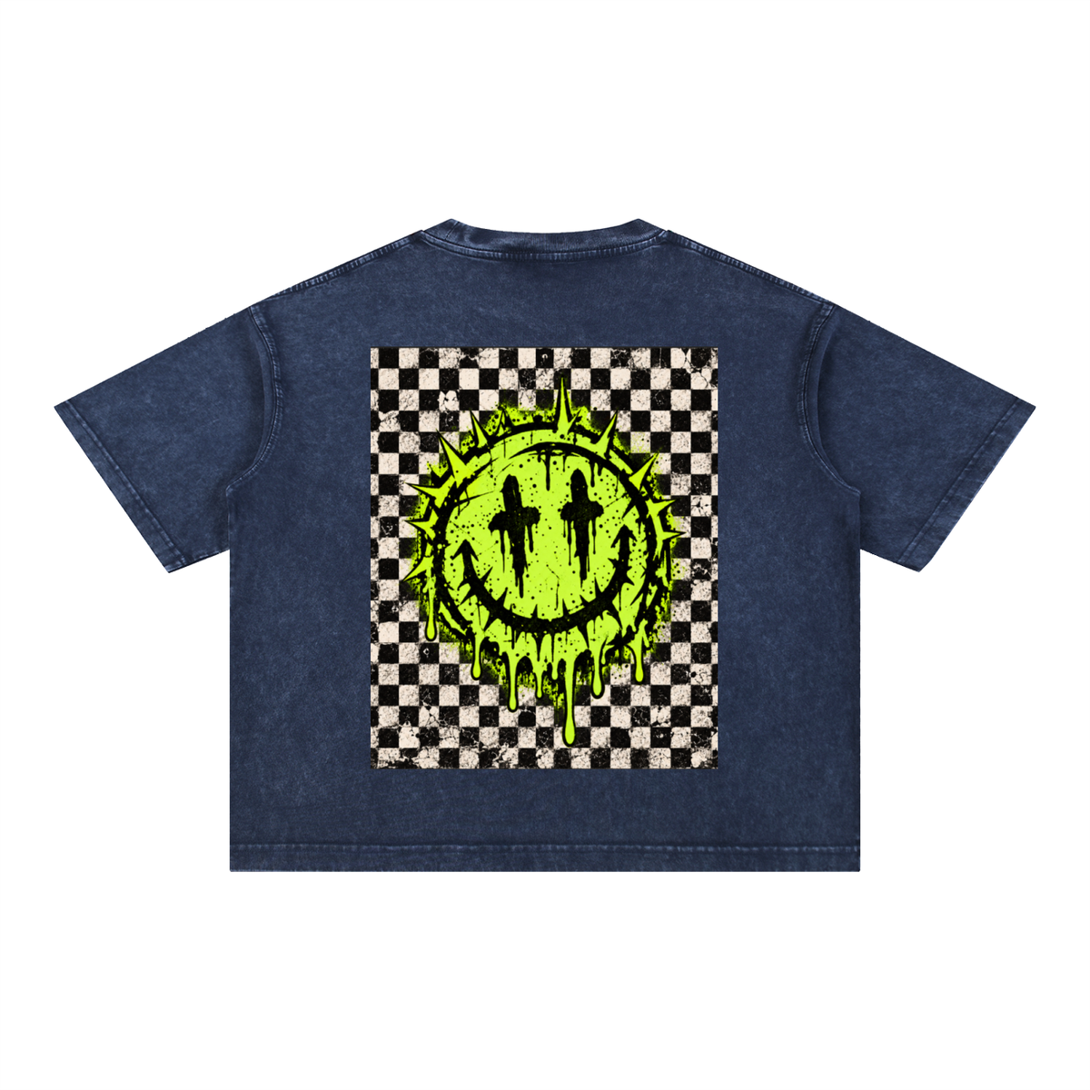 Jane & Lexi OFF THE GRID oversized mineral wash cotton graphic tee, vintage grunge streetwear product image 14