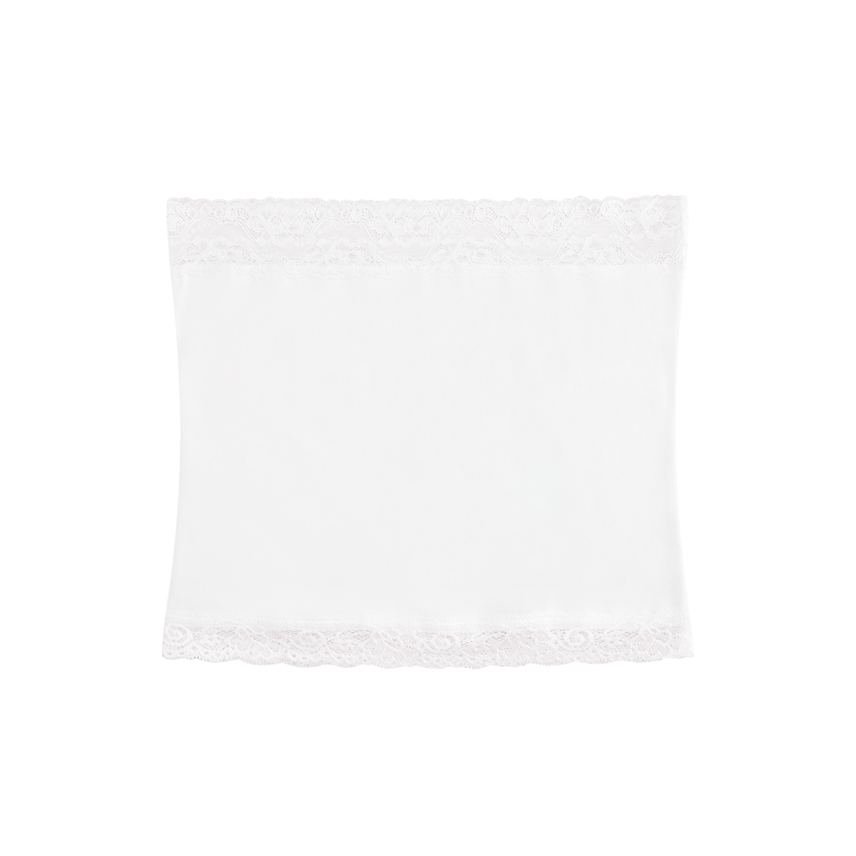 Paneled Tube Top | Cropped Strapless Style