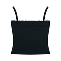 Lace-Trim Camisole | Fitted Cotton Tank