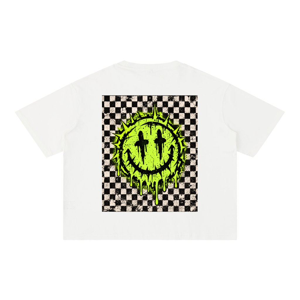 Jane & Lexi OFF THE GRID oversized mineral wash cotton graphic tee, vintage grunge streetwear product image 16