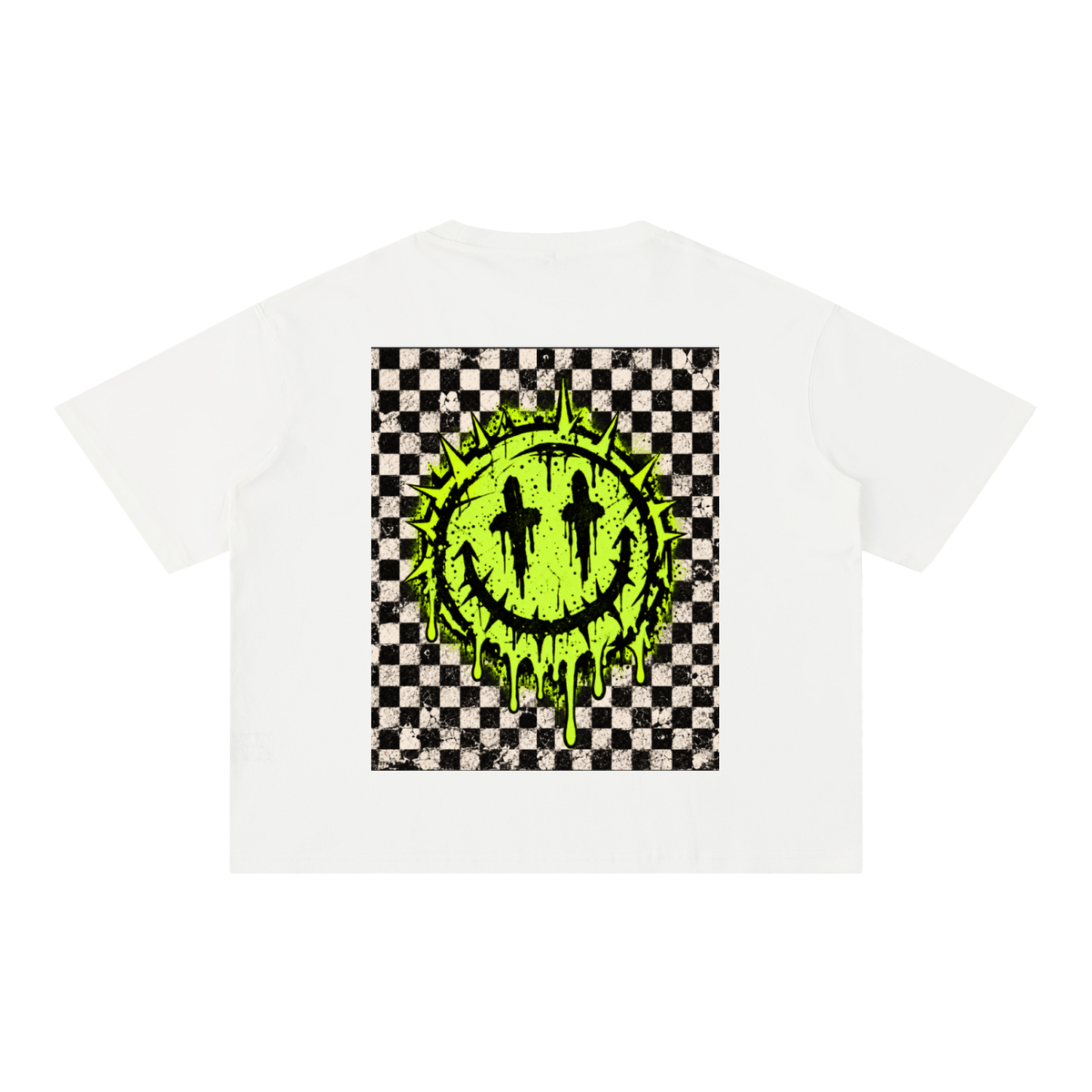 Jane & Lexi OFF THE GRID oversized mineral wash cotton graphic tee, vintage grunge streetwear product image 16