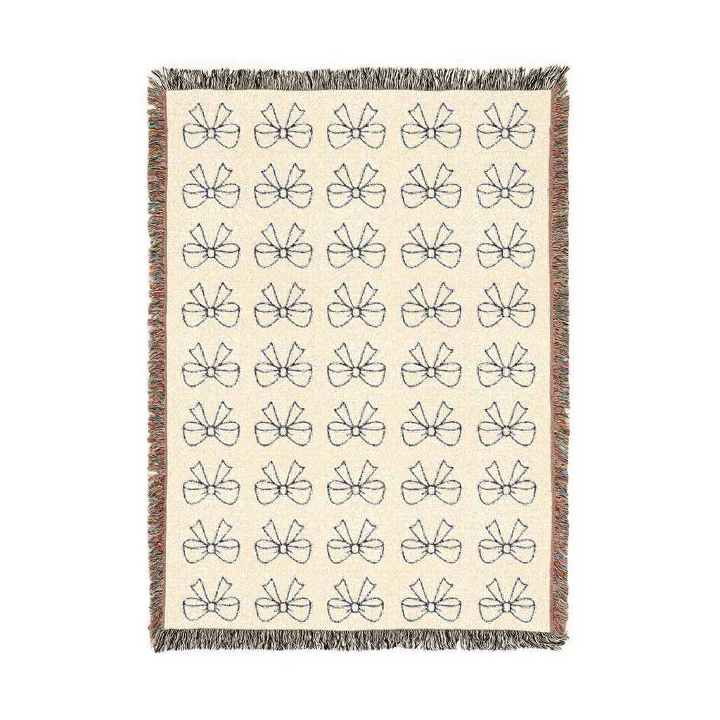 Coquette Bow Woven Blanket product image 3